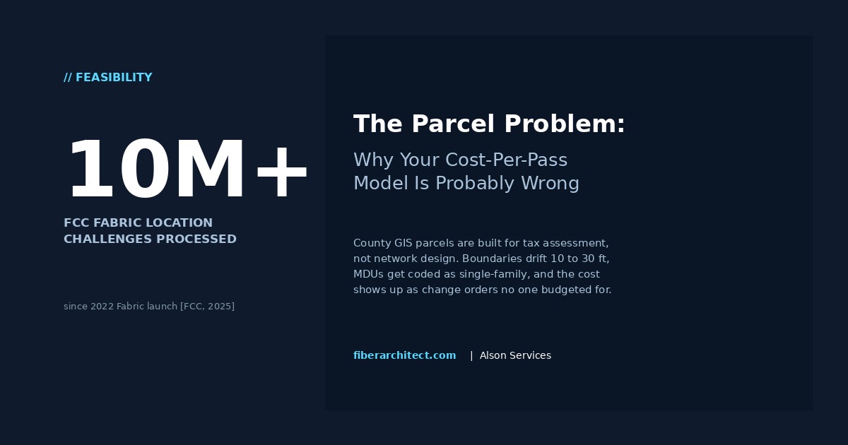 The Parcel Problem: Why Your Cost-Per-Pass Model Is Probably Wrong